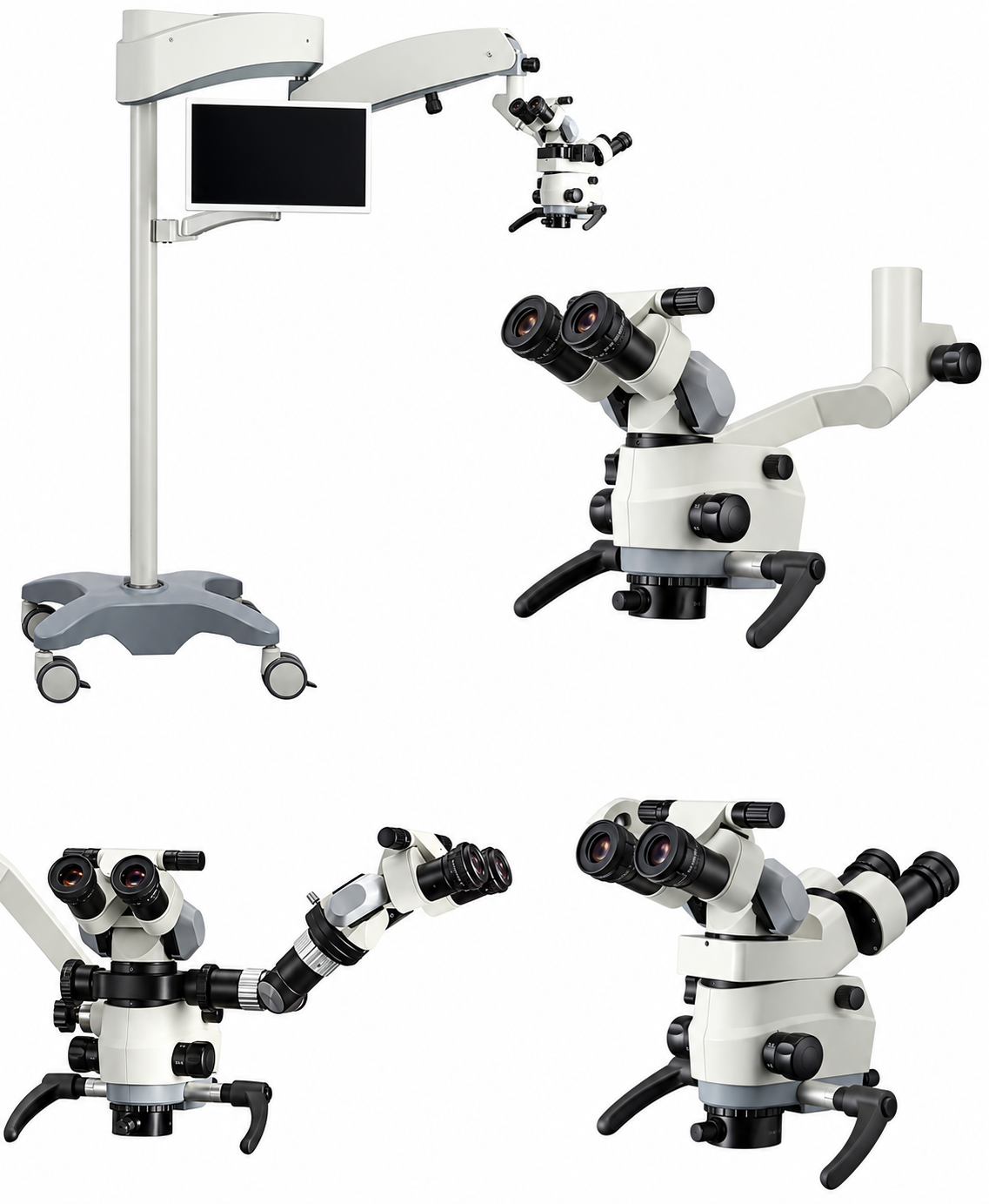 EM-300 Surgical Microscope for Neurosurgery and ENT 1 Illustrative microscope and additional observer configurations